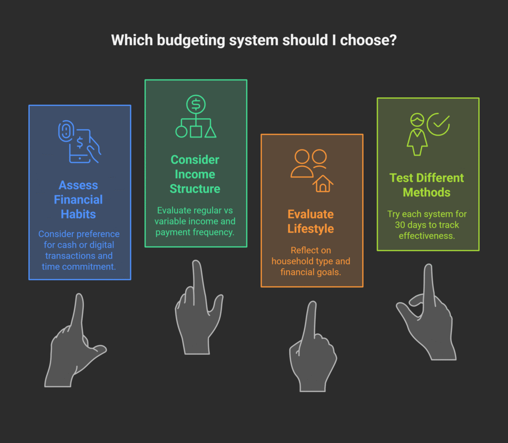 An illustration of which budgeting system you should choose.