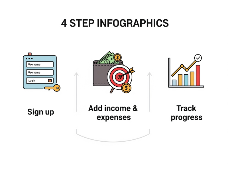 How to create a budget on GoMyFinance.com step by step