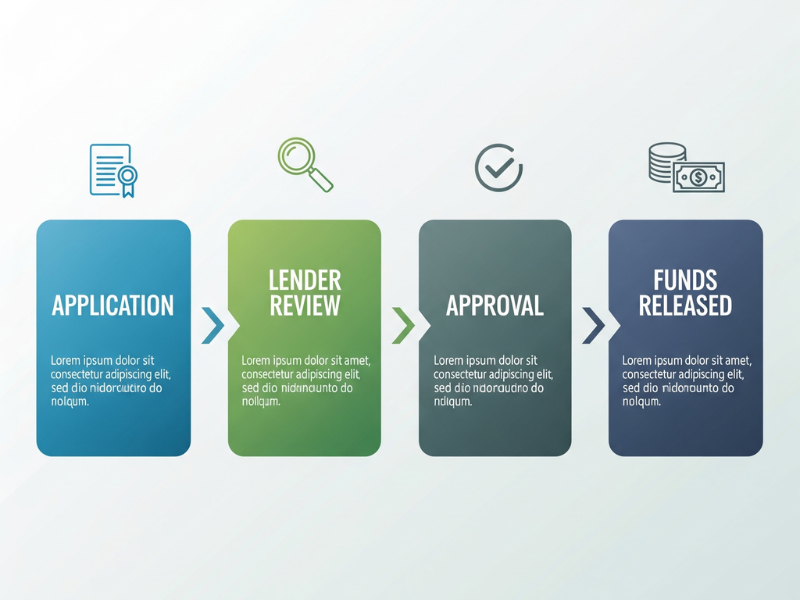 how long does it take to get a student loan private approval timeline graphic