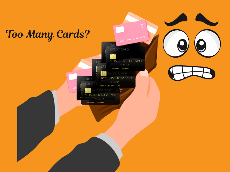 how many credit cards is too many – how many credit cards should I have