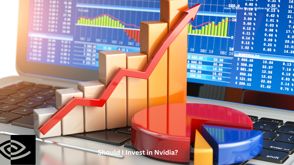Should I Invest in Nvidia blog cover with Nvidia logo and stock market chart