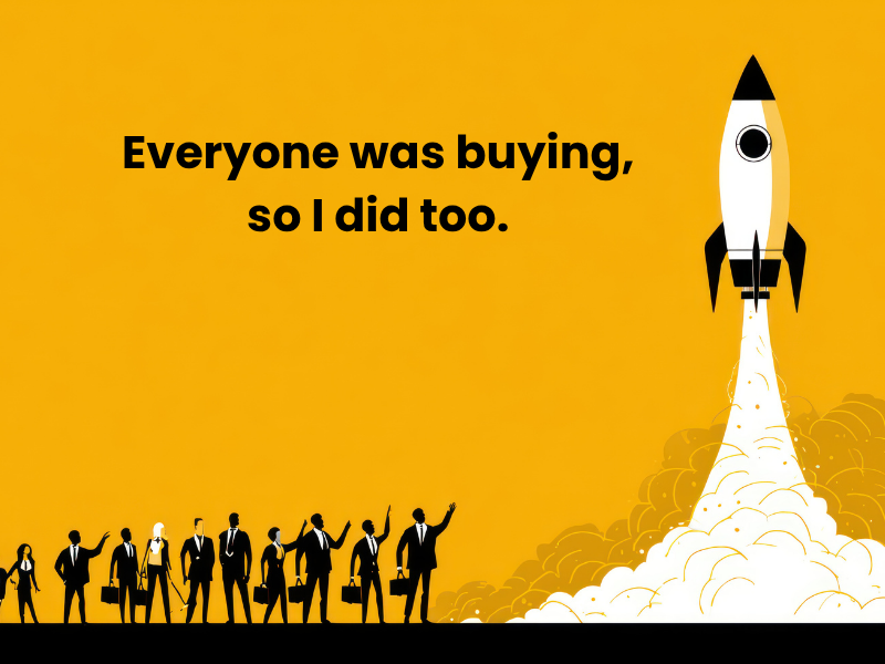 Investor looking at Nvidia stock hype like a rocket going up, wondering should I invest in Nvidia?