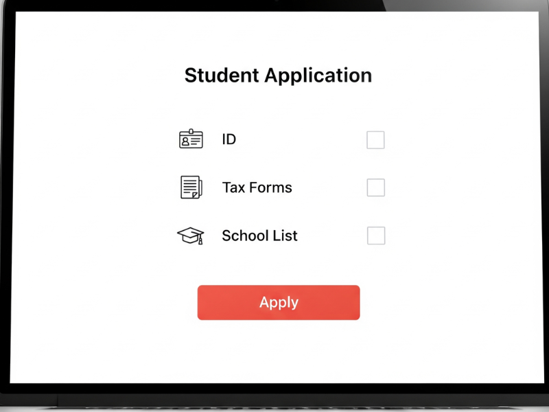 How to get student loans FAFSA application checklist